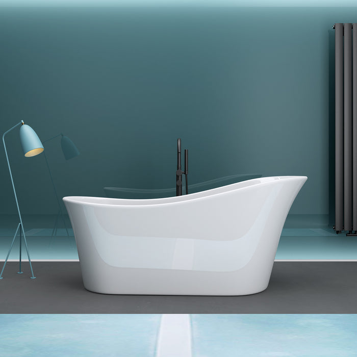 HIHEEL ONE PIECE FREESTANDING BATHTUB