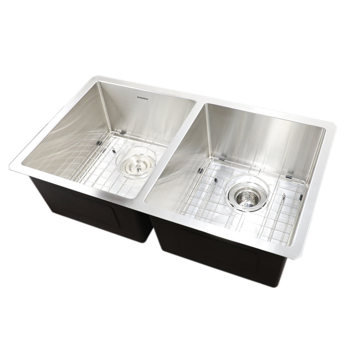 31" MISSION UNDERMOUNT KITCHEN SINK-18G DOUBLE BOWL