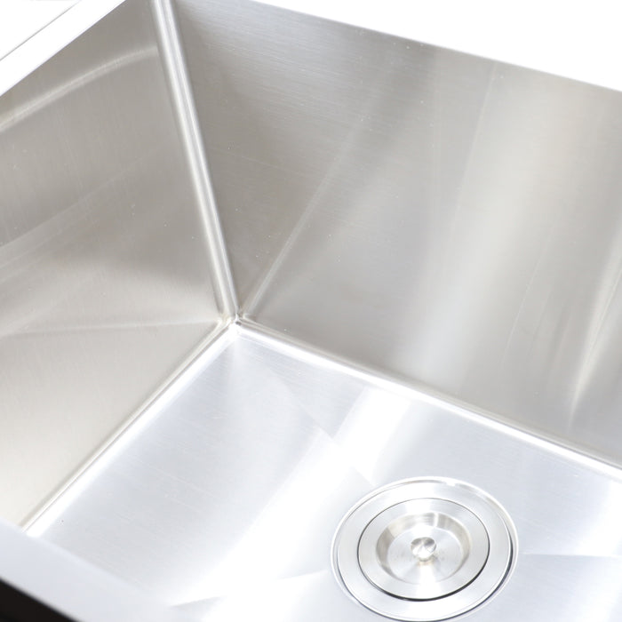 23" UTILITY UNDERMOUNT LAUNDRY SINK - 12" DEEP BOWL