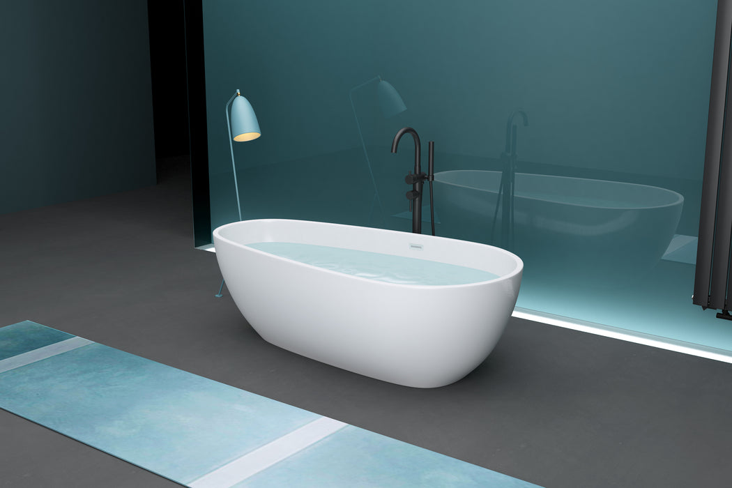 MELON ONE PIECE FREESTANDING BATHTUB