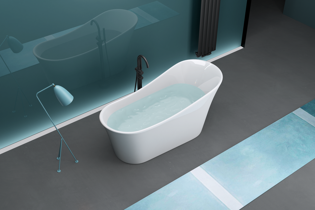 HIHEEL ONE PIECE FREESTANDING BATHTUB