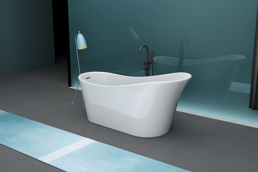 HIHEEL ONE PIECE FREESTANDING BATHTUB