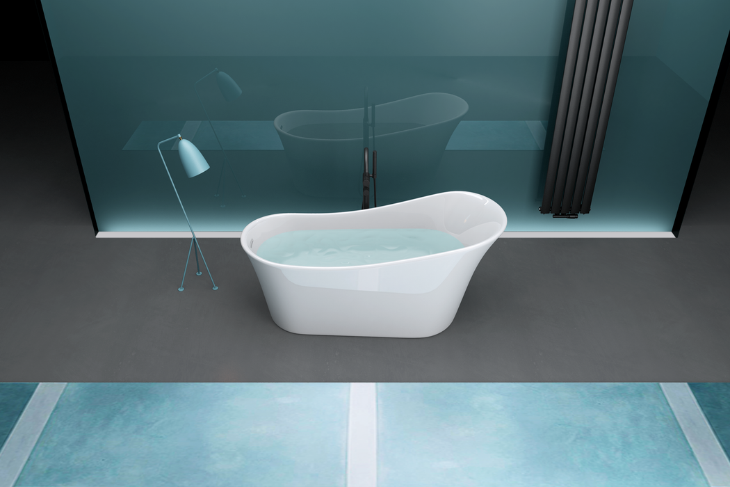 HIHEEL ONE PIECE FREESTANDING BATHTUB