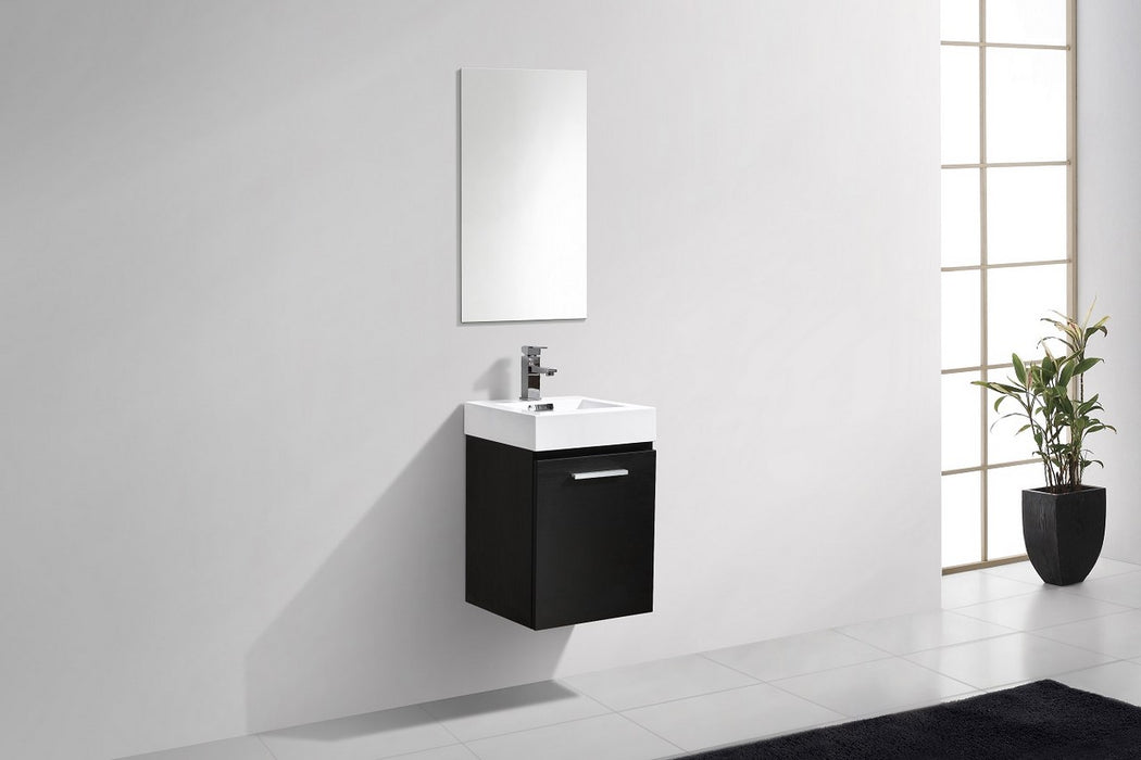 BLISS 16″ WALL MOUNT MODERN BATHROOM VANITY