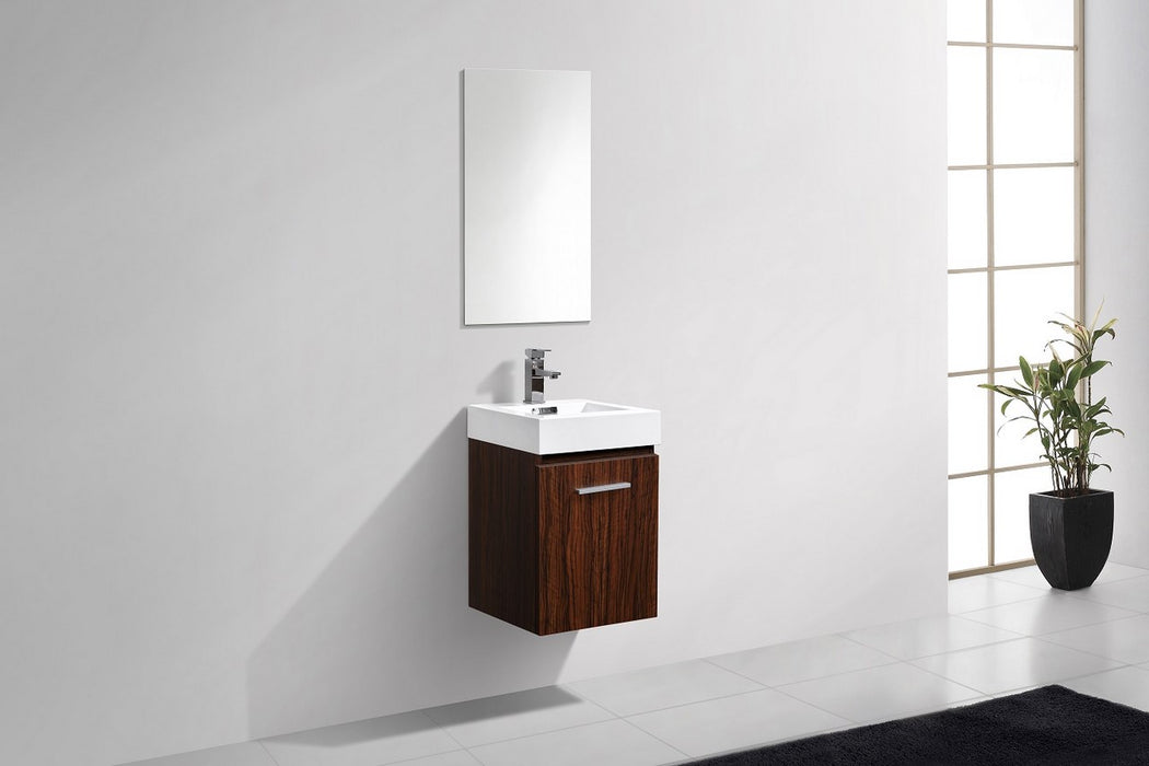 BLISS 16″ WALL MOUNT MODERN BATHROOM VANITY