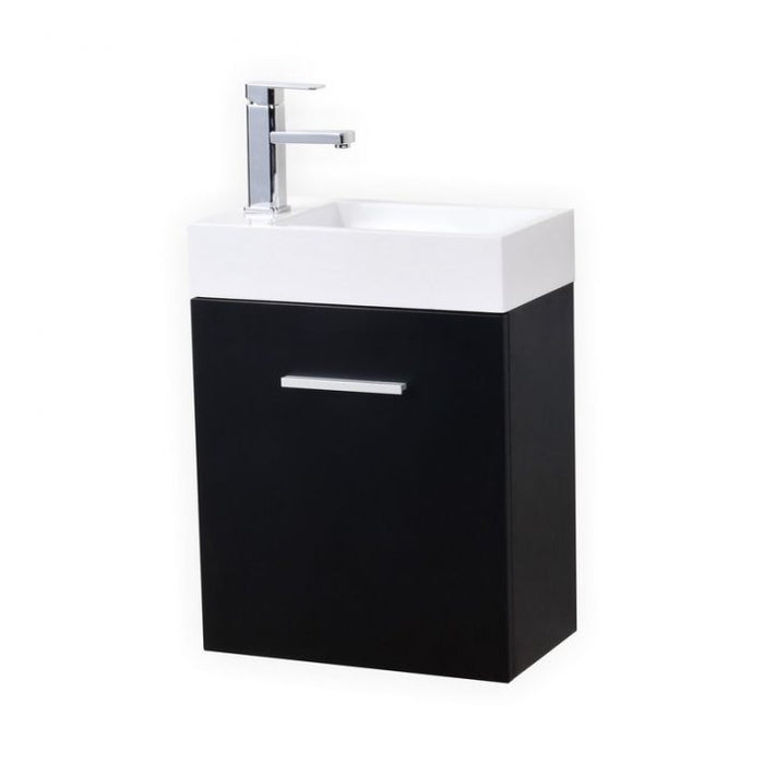 BLISS 18″ WALL MOUNT MODERN BATHROOM VANITY