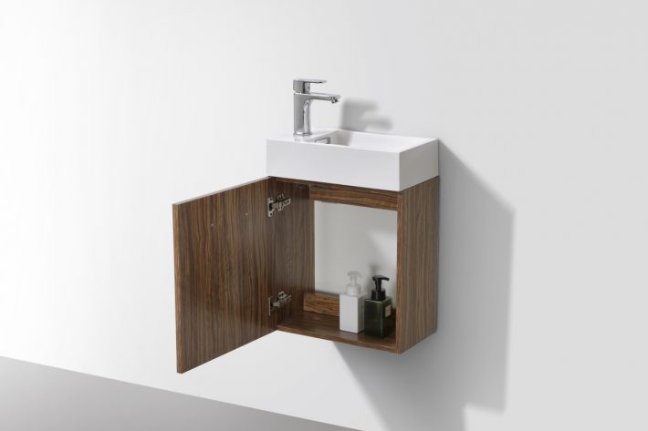 BLISS 18″ WALL MOUNT MODERN BATHROOM VANITY