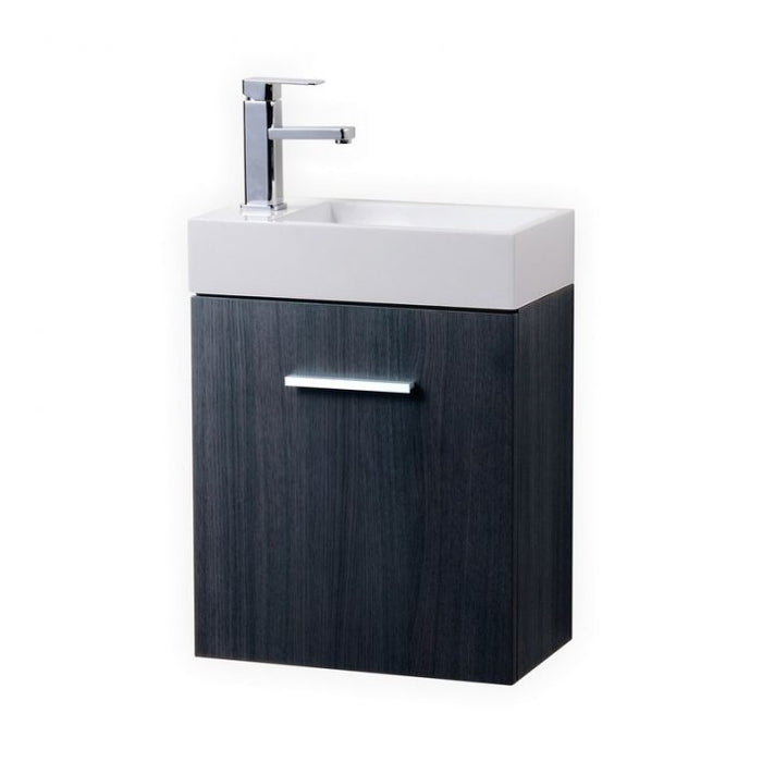 BLISS 18″ WALL MOUNT MODERN BATHROOM VANITY