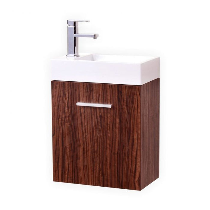 BLISS 18″ WALL MOUNT MODERN BATHROOM VANITY