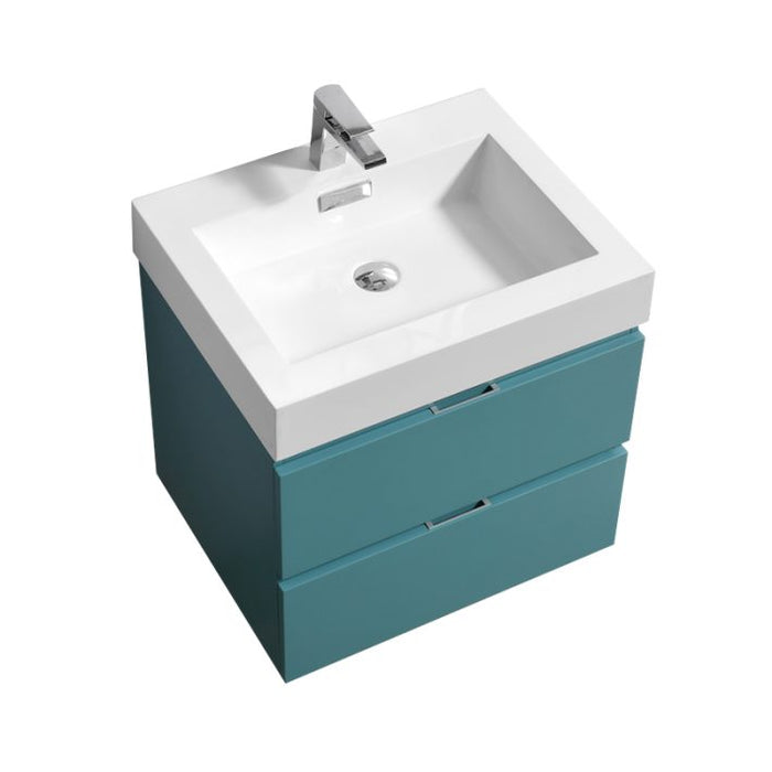 BLISS 24″ WALL MOUNT MODERN BATHROOM VANITY