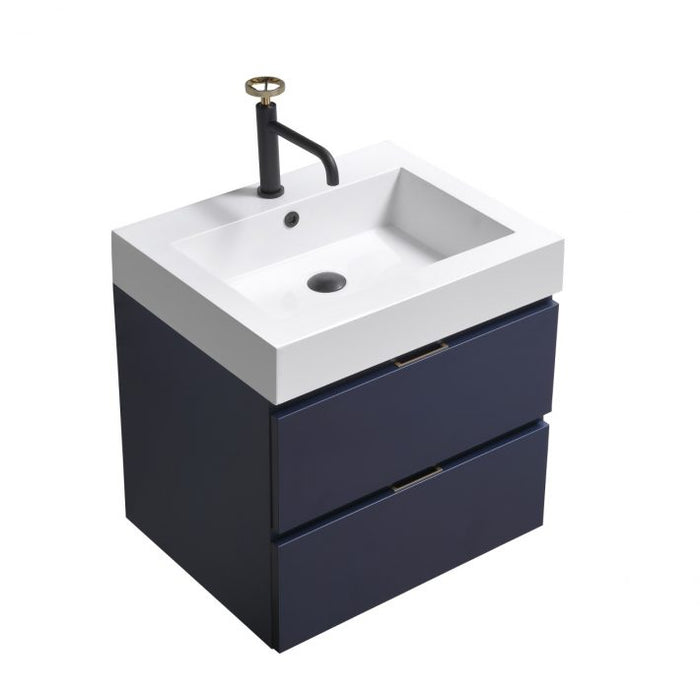 BLISS 24″ WALL MOUNT MODERN BATHROOM VANITY