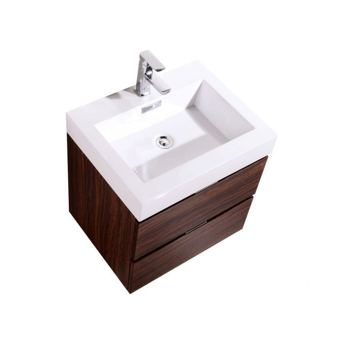 BLISS 24″ WALL MOUNT MODERN BATHROOM VANITY