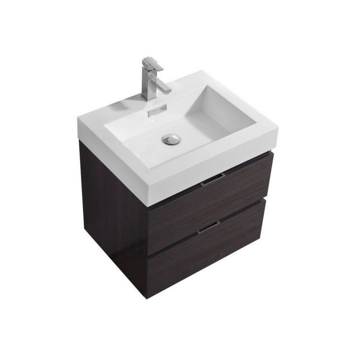 BLISS 24″ WALL MOUNT MODERN BATHROOM VANITY