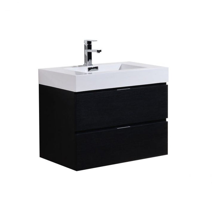 BLISS 30″ WALL MOUNT MODERN BATHROOM VANITY