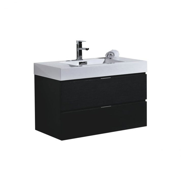 BLISS 36″ WALL MOUNT MODERN BATHROOM VANITY