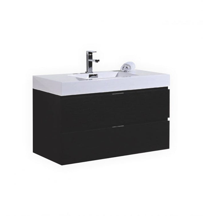 BLISS 40″ WALL MOUNT MODERN BATHROOM VANITY