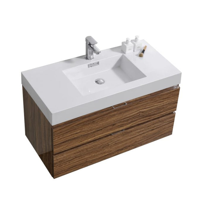 BLISS 40″ WALL MOUNT MODERN BATHROOM VANITY