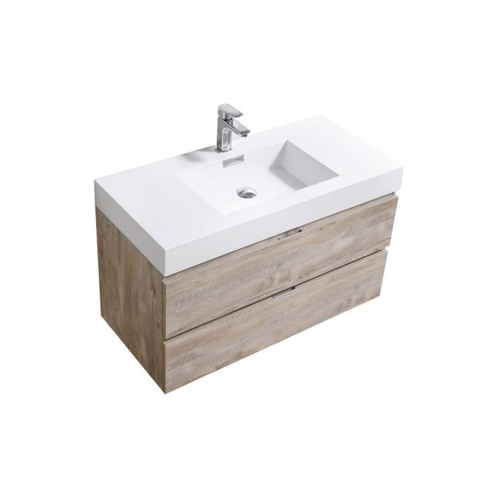 BLISS 40″ WALL MOUNT MODERN BATHROOM VANITY