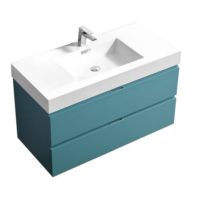 BLISS 40″ WALL MOUNT MODERN BATHROOM VANITY