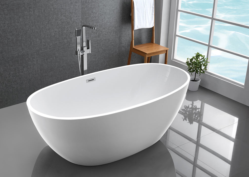 EGG PLUS ONE PIECE FREESTANDING BATHTUB