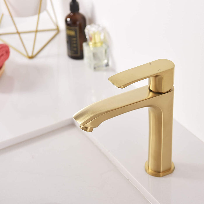 SLIM Single Hole Bathroom Faucet