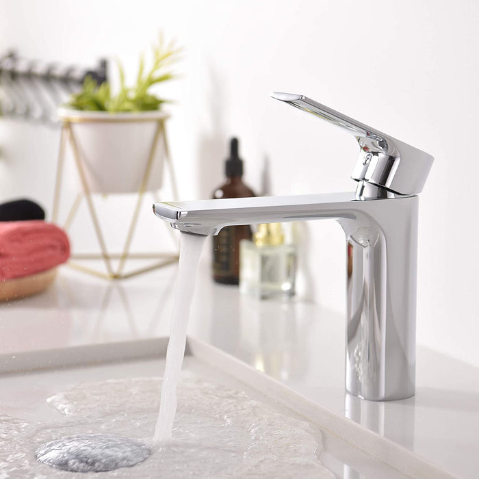 TIMELYSS Single Hole Bathroom Faucet