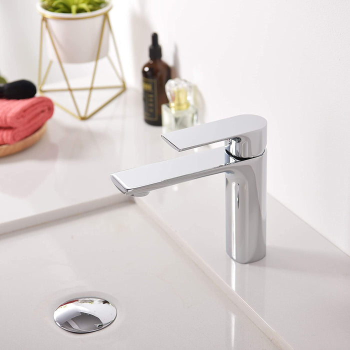 TIMELYSS Single Hole Bathroom Faucet