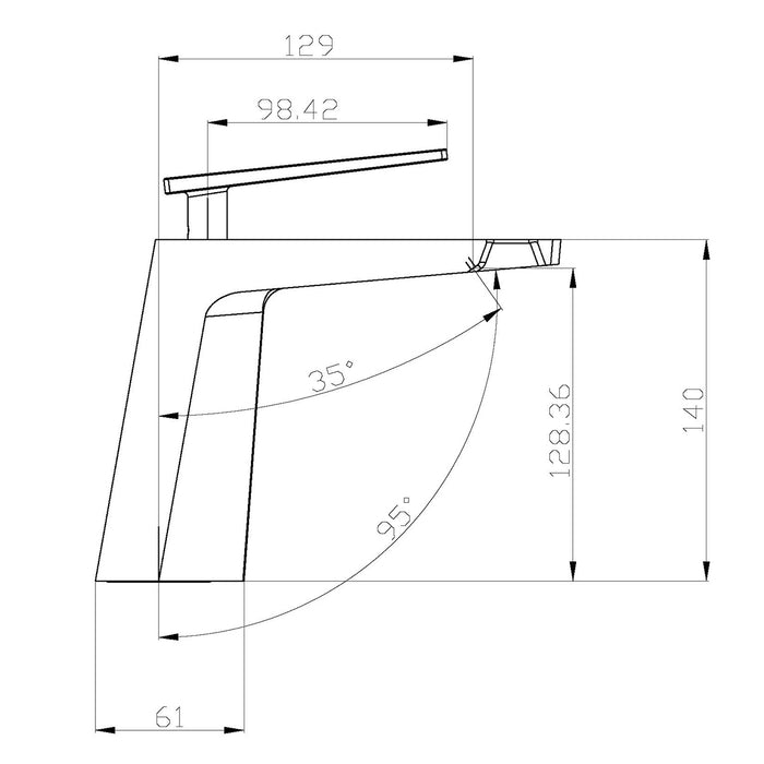 DELTA Single Hole Bathroom Faucet