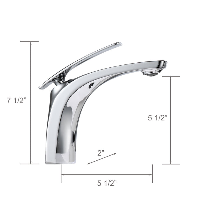 EVA Single Hole Bathroom Faucet