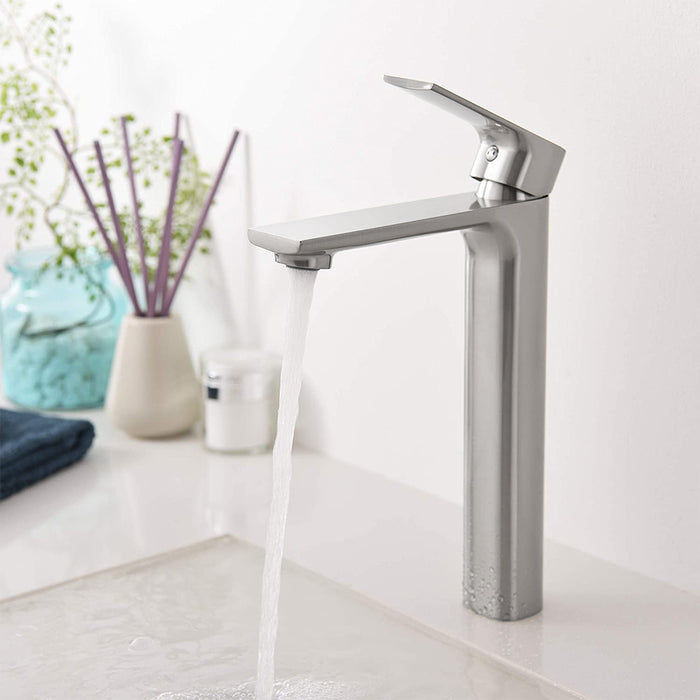 TIMELYSS Single Hole Vessel Sink Bathroom Faucet