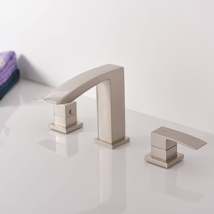 SATRO Three Holes Widespread Bathroom Faucet