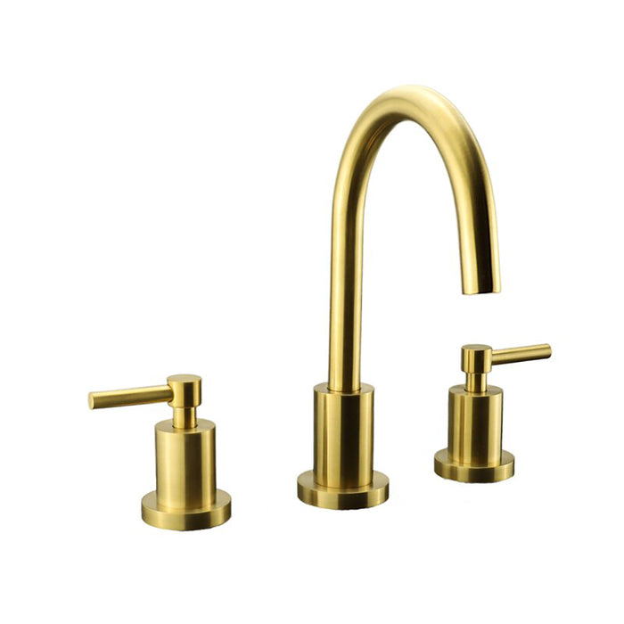 ELEGANTE Three Holes Widespread Bathroom Faucet