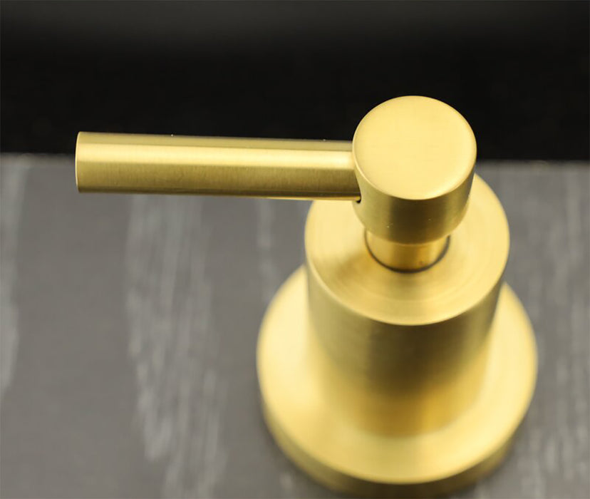 ELEGANTE Three Holes Widespread Bathroom Faucet