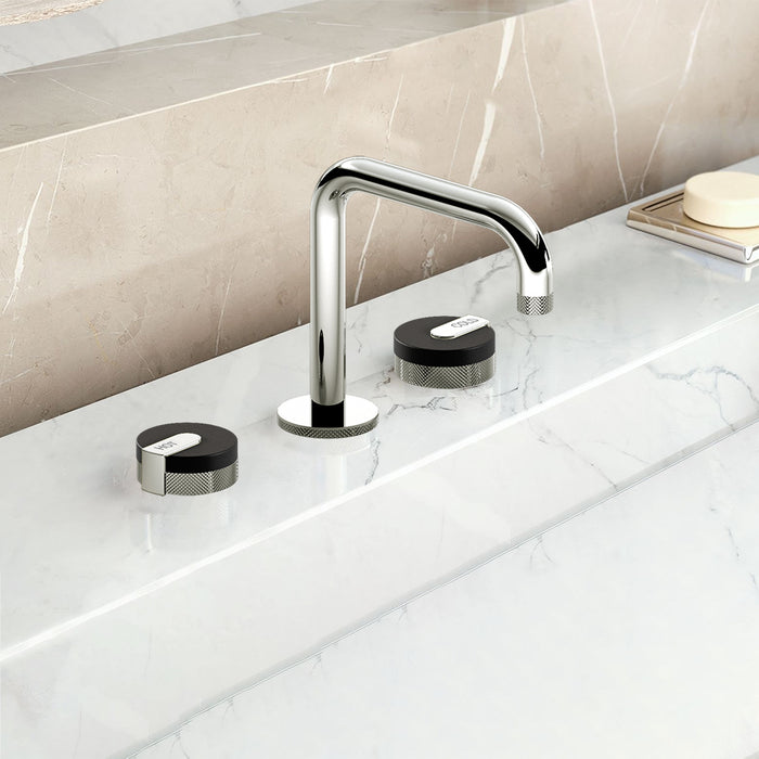 MARMO Three Holes Widespread Bathroom Faucet