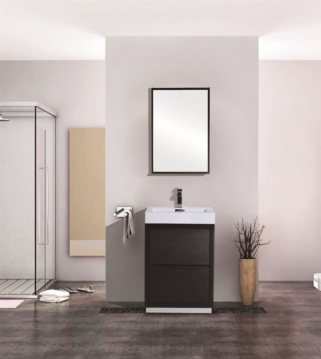 BLISS 24″  FREE STANDING MODERN BATHROOM VANITY