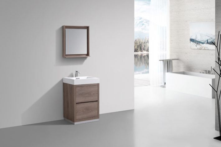 BLISS 24″  FREE STANDING MODERN BATHROOM VANITY