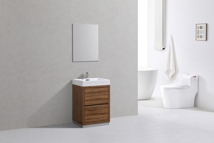 BLISS 24″  FREE STANDING MODERN BATHROOM VANITY