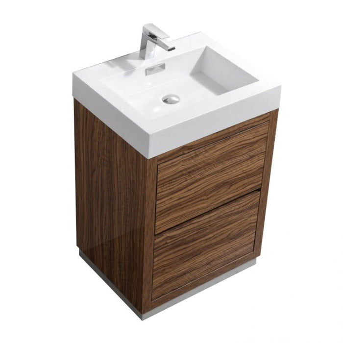 BLISS 24″  FREE STANDING MODERN BATHROOM VANITY