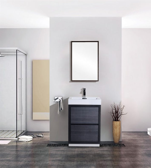 BLISS 24″  FREE STANDING MODERN BATHROOM VANITY