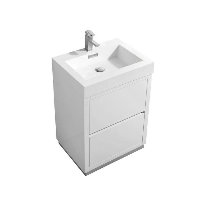 BLISS 24″  FREE STANDING MODERN BATHROOM VANITY