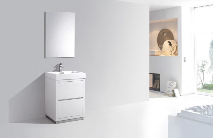 BLISS 24″  FREE STANDING MODERN BATHROOM VANITY