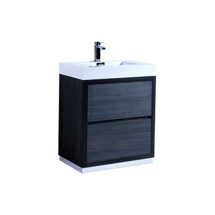 BLISS 30″ FREE STANDING MODERN BATHROOM VANITY