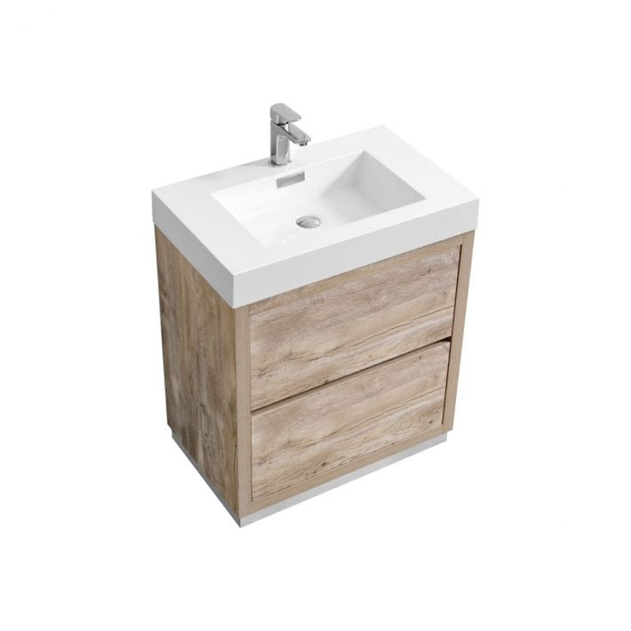 BLISS 30″ FREE STANDING MODERN BATHROOM VANITY