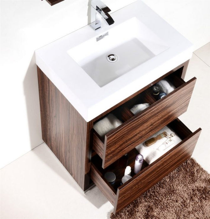 BLISS 30″ FREE STANDING MODERN BATHROOM VANITY