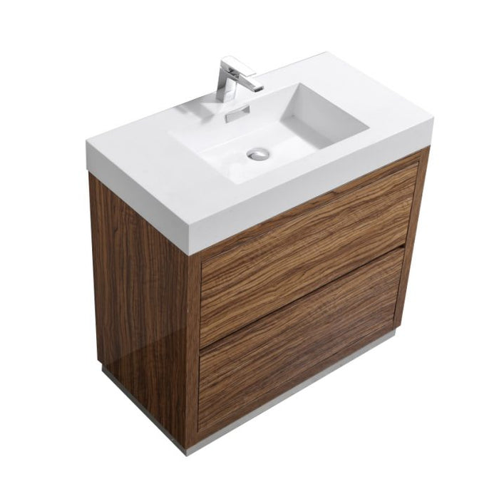 BLISS 36″ FREE STANDING MODERN BATHROOM VANITY