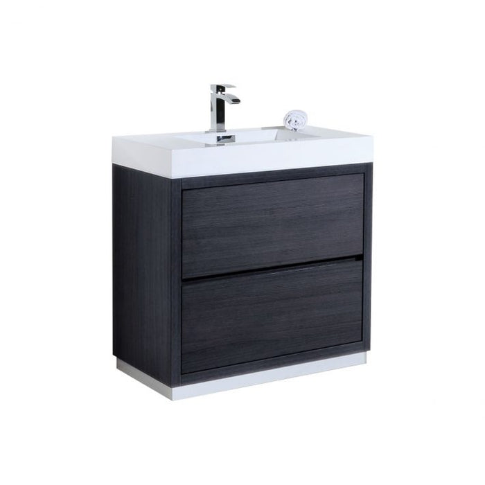 BLISS 36″ FREE STANDING MODERN BATHROOM VANITY