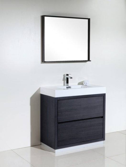 BLISS 36″ FREE STANDING MODERN BATHROOM VANITY