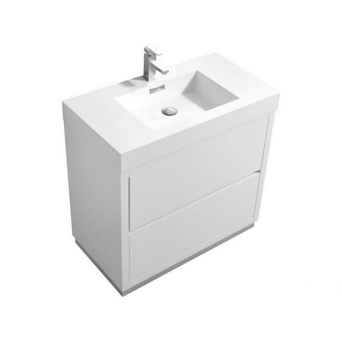 BLISS 36″ FREE STANDING MODERN BATHROOM VANITY