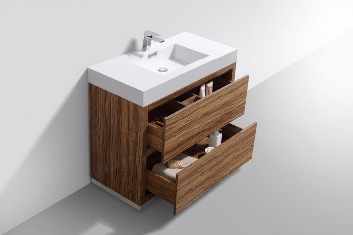 BLISS 40″ FREE STANDING MODERN BATHROOM VANITY