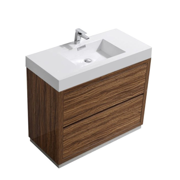 BLISS 40″ FREE STANDING MODERN BATHROOM VANITY